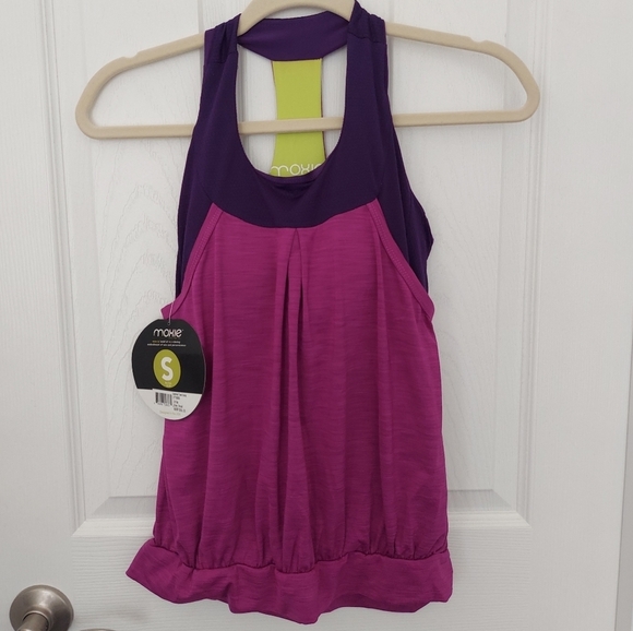 Moxie Cycling Layered Tank Iris Small - Picture 1 of 7